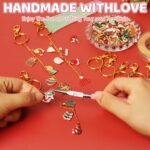 Lip Gloss Keychain Making Kit 212 Pieces - 100 Enamel Charms, 20.67 ft Gold Chains, 10 Keychain Clips and Jewelry Pliers for DIY Crafts Women Purse (Starry Sky) - Image 16