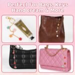 Lip Gloss Keychain Making Kit 212 Pieces - 100 Enamel Charms, 20.67 ft Gold Chains, 10 Keychain Clips and Jewelry Pliers for DIY Crafts Women Purse (Starry Sky) - Image 23