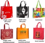 Promotional Bag Recycle Black Reusable Non-Woven Shopping Bag Supermarket PP Non Woven Tote Bags With Custom Printed Logo - Image 6