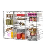 Transparent PET Plastic Desktop Storage Organizer, Multi - Drawer for Cosmetics, Jewelry, Perfect for Vanity & Desk Organization - Image 2