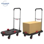 Smart & Lightweight Platform Folding Cart 4 Wheel Foldable Hand Trolley Hand Truck FW-99FS Platform Dolli Truck Hand