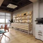 Modern Aluminum Profile Display Cabinets and Shelves for Shopping Malls School Magazine Racks and Exhibition Displays - Image 5