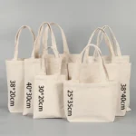 Wholesale Custom Print Logo Cheap Reusable Shopping Bags Cotton Canvas Tote Bag