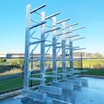 Customized Outdoor Galvanized Heavy Duty Steel Storage Racking Cantilever Rack Shelf - Image 5