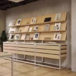 Modern Aluminum Profile Display Cabinets and Shelves for Shopping Malls School Magazine Racks and Exhibition Displays - Image 6