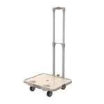 Hot Selling 4-Wheel Foldable Multi-Functional Shopping Trolley Practical Hand Truck 60kg Capacity  with Folding Basket - Image 4