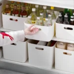 Versatile PP Storage Bins Injection Plastic Rectangle Shaped Easy Classification for Tidy Home Organizing Multi-Specs - Image 3