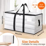 Hot Sale Polypropylene Pp Woven Moving Extra Large Storage Bags Waterproof Heavy Duty Moving Bags With Zippers - Image 3