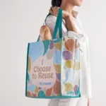 Promotional Bag Recycle Black Reusable Non-Woven Shopping Bag Supermarket PP Non Woven Tote Bags With Custom Printed Logo - Image 2