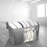 Spot Moving Packing Bags Pe Woven Thickened Moisture-proof Large-capacity Hand-held Clothing Storage Bag Organizing Storage Bag - Image 6