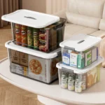 Extra-Large Transparent Dust-Proof Plastic Clothes Storage Bin Clothing Storage Organizers Box Storage Containers With Lids - Image 4