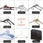 Wholesale Modern Hotel Solid Wood Clothes Hanger White Black Wooden Hanger Cloth Pants Suit Coat Hanger for Hotel - Image 4