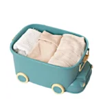 Plastic Lid Wholesale Kids Children Toy Storage Box With Hole Train Storage Organizer Fashion Design Big Volume Type Storage Bin - Image 4