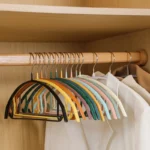 Wholesale Non-slip Bedroom Drying Racks Pvc Coated Metal Bold Hangers Strong Heavy Duty Coat Clothes Hanger - Image 2