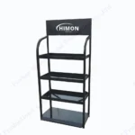 Retail Shop Gas Station Metal 4 Tiers Shelves Car Motor Engine Mobile Lubricating Oil Display Rack Stand for Store - Image 4