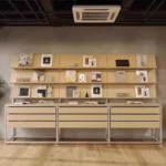 Modern Aluminum Profile Display Cabinets and Shelves for Shopping Malls School Magazine Racks and Exhibition Displays - Image 3