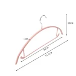 Wholesale Non-slip Bedroom Drying Racks Pvc Coated Metal Bold Hangers Strong Heavy Duty Coat Clothes Hanger - Image 4