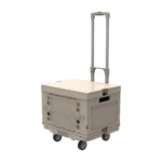 Hot Selling 4-Wheel Foldable Multi-Functional Shopping Trolley Practical Hand Truck 60kg Capacity  with Folding Basket - Image 2