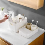 Versatile PP Storage Bins Injection Plastic Rectangle Shaped Easy Classification for Tidy Home Organizing Multi-Specs - Image 5