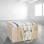 Spot Moving Packing Bags Pe Woven Thickened Moisture-proof Large-capacity Hand-held Clothing Storage Bag Organizing Storage Bag - Image 4