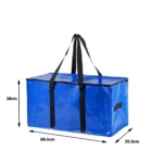 Raytop PP Woven Heavy-Duty Extra Large Storage Tote Bags Folding Style Space-Saving Moving Bags