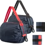 Foldable Reusable Grocery Customized Polyester Bag With Handle Shopping Foldable